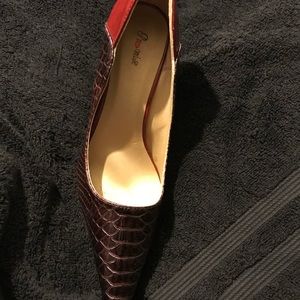 Women’s snake skin heels